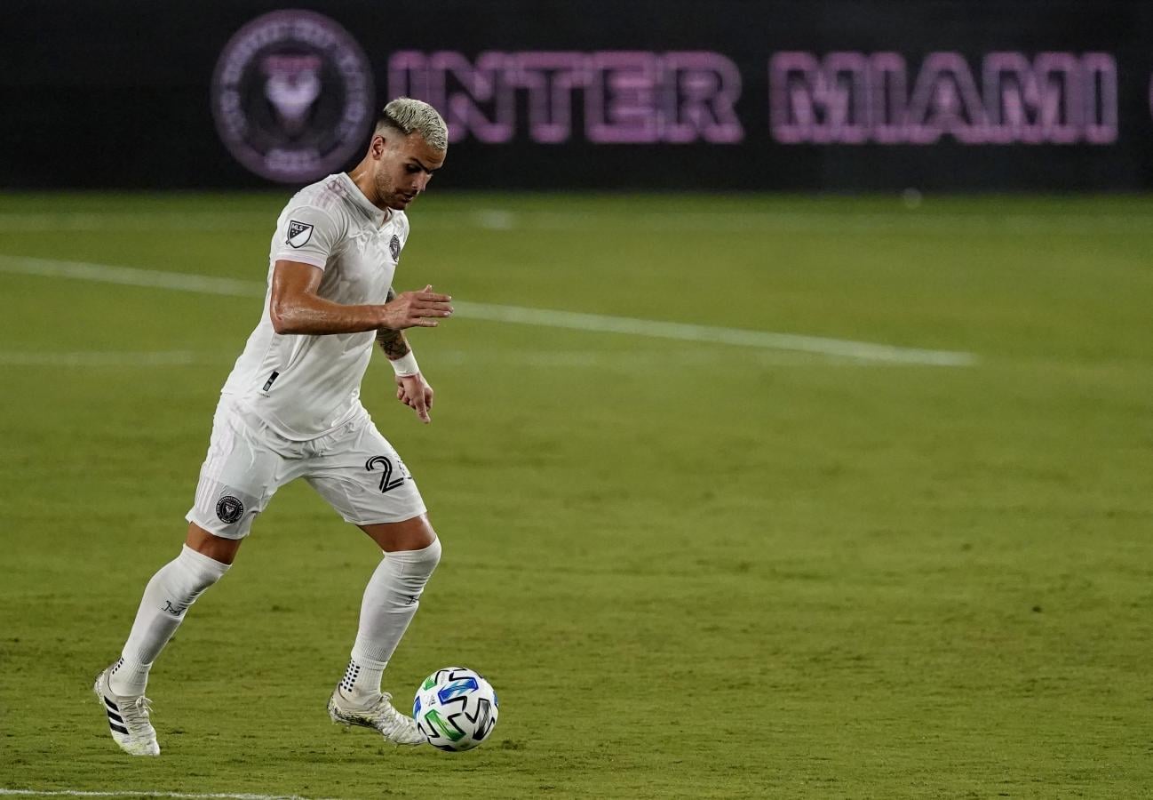 Imagen Leandro González Pirez, con la camiseta de Inter Miami.