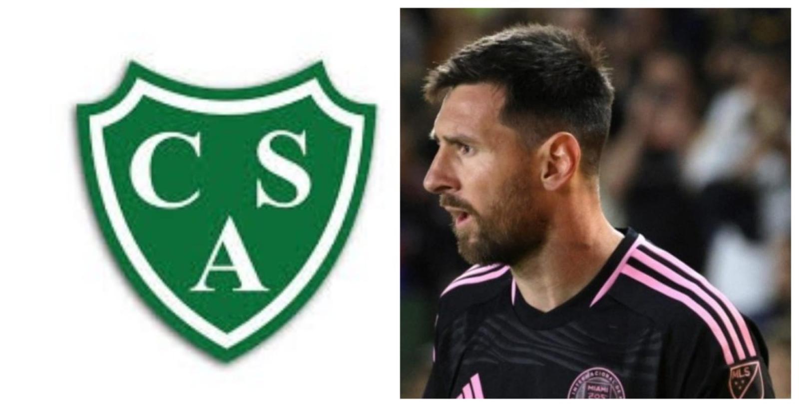 Imagen de Lionel Messi y Sarmiento, vinculados por una difícil situación