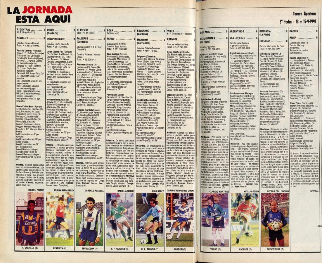Imagen La cobertura de El Gráfico de la fecha con menos goles de la historia