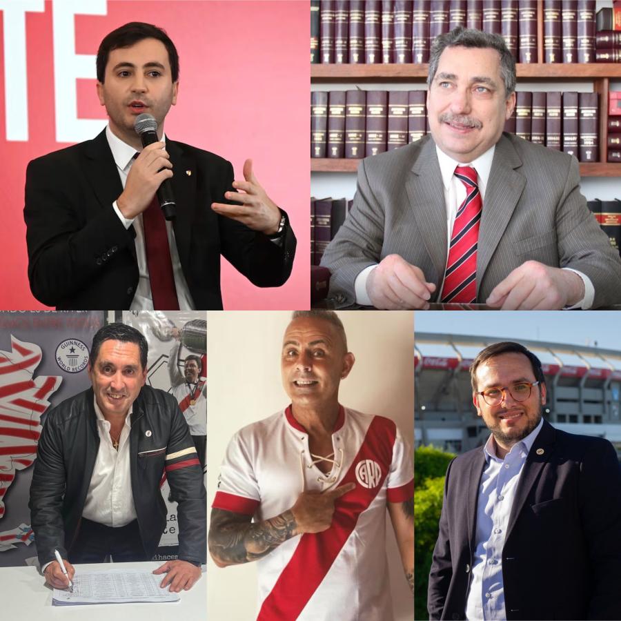 Imagen Di Carlo, Kiper, Trillo, Lunati y Belli: los 5 candidatos a presidente en River.