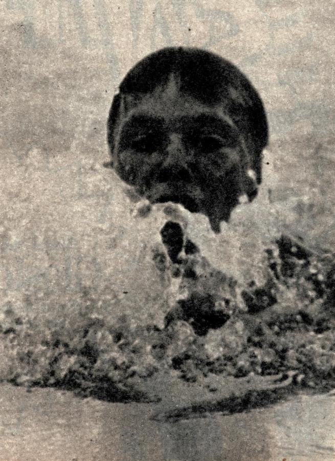 Imagen Mark Spitz. El nuevo monarca de los 100 mariposa. Estableció el record a los 17 años, la misma edad de Nicolao cuando lo hizo suyo en el Brasil.