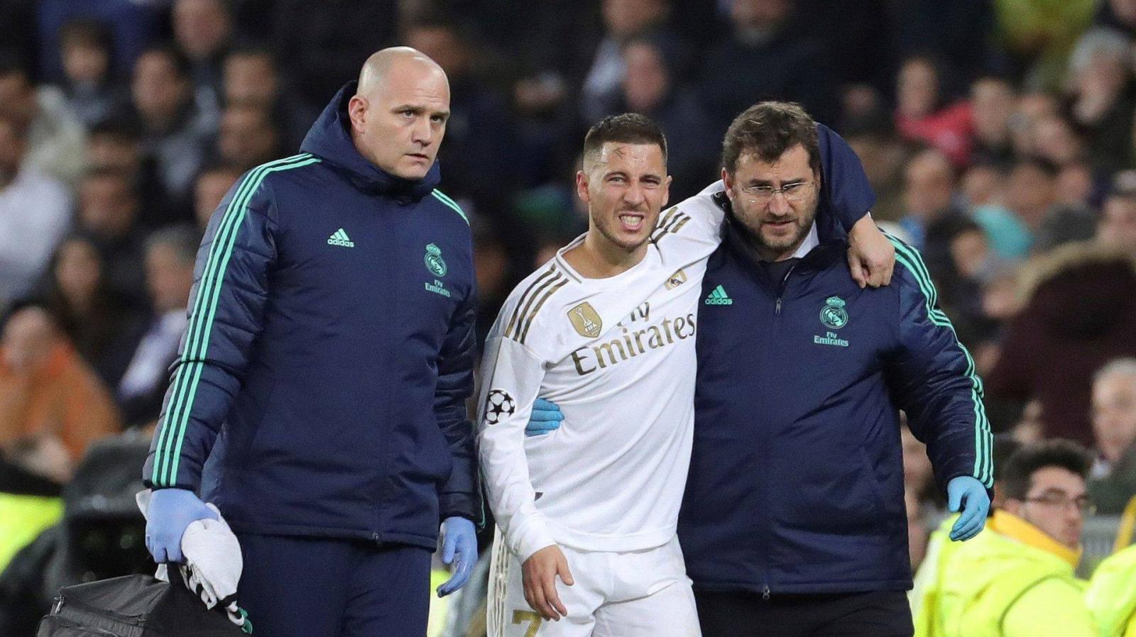 Imagen Hazard y las lesiones, algo recurrente en su paso por el Madrid. Estuvo más tiempo fuera de las canchas que dentro.