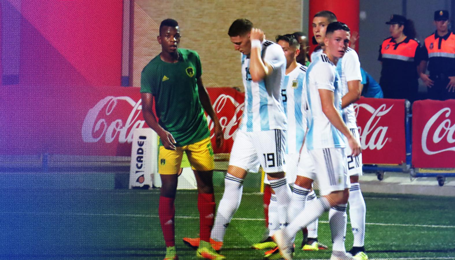 Imagen La primera vez de Scaloni enfrentando a Mauritania