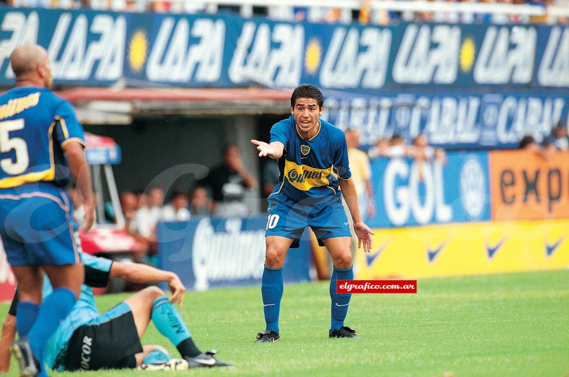 Imagen Román no jugó bien contra Belgrano pero metió un pase gol fantástico. En un par de ocasiones se enojó porque sus compañeros jugaban apurados.