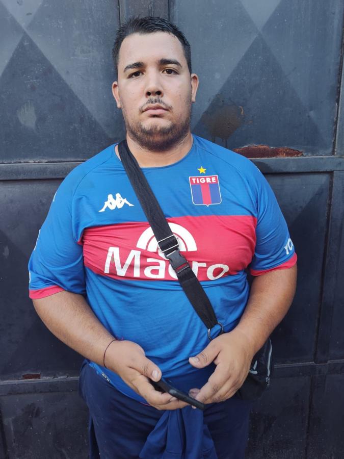 Imagen Axel Iván Genes, el hincha de Tigre identificado.