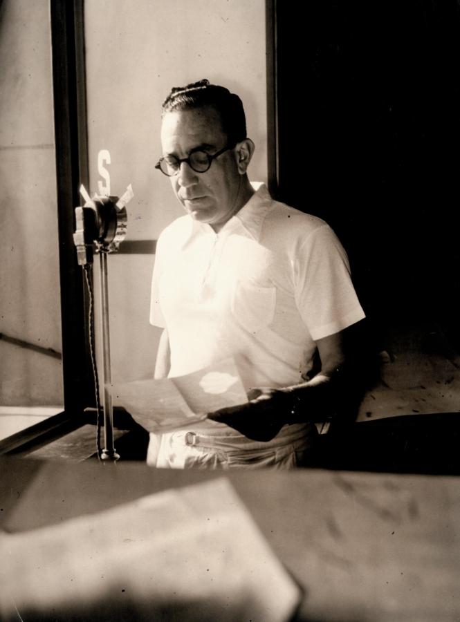 Imagen Borocotó, célebre por sus columnas en El Gráfico, también fue un pionero en la radio.