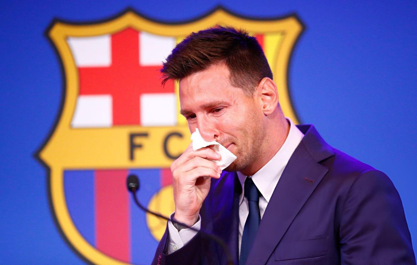 Imagen Messi y su triste despedida de Barcelona. Por ahora, no habrá una posible vuelta.
