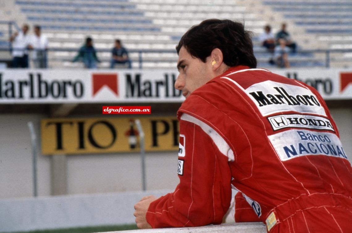 Imagen Entre el final de la década del 80 y el comienzo de la del 90, tuvo grandes duelos contra Alain Prost.