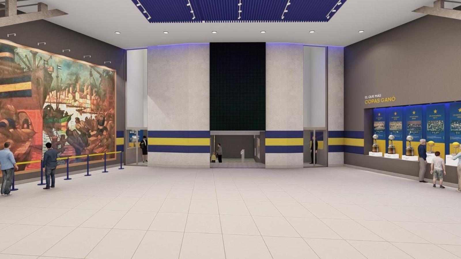 Imagen Este miércoles se exhibirá el trofeo en el hall central de Boca.