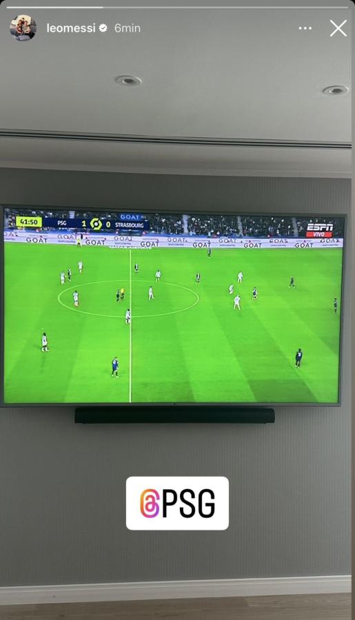 Imagen La historia que subió Messi en su IG.