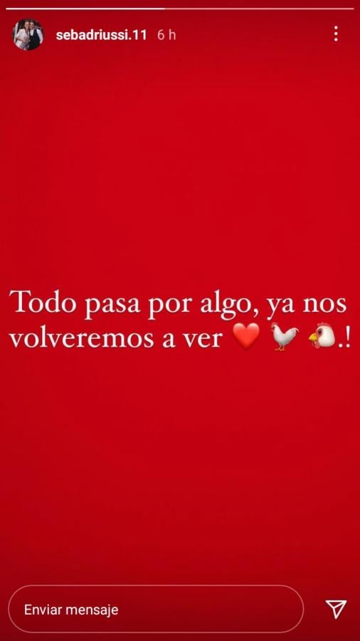 Imagen El mensaje que colgó Driussi en las redes sobre su frustrado regreso a River en el actual mercado de pases.
