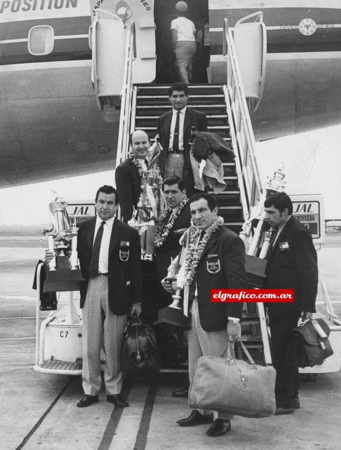Lectoure con Nicolino Locche 1968, año consagratorio para el Intocable.