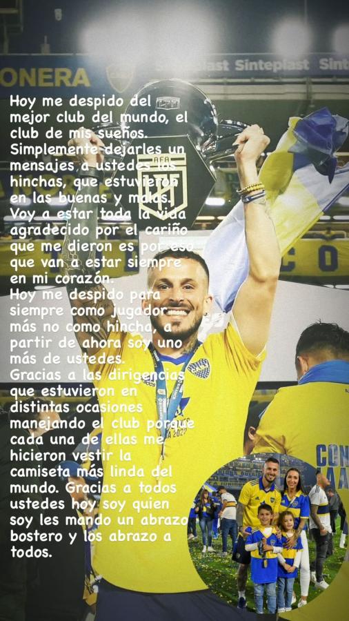 Imagen La carta despedida de Benedetto.