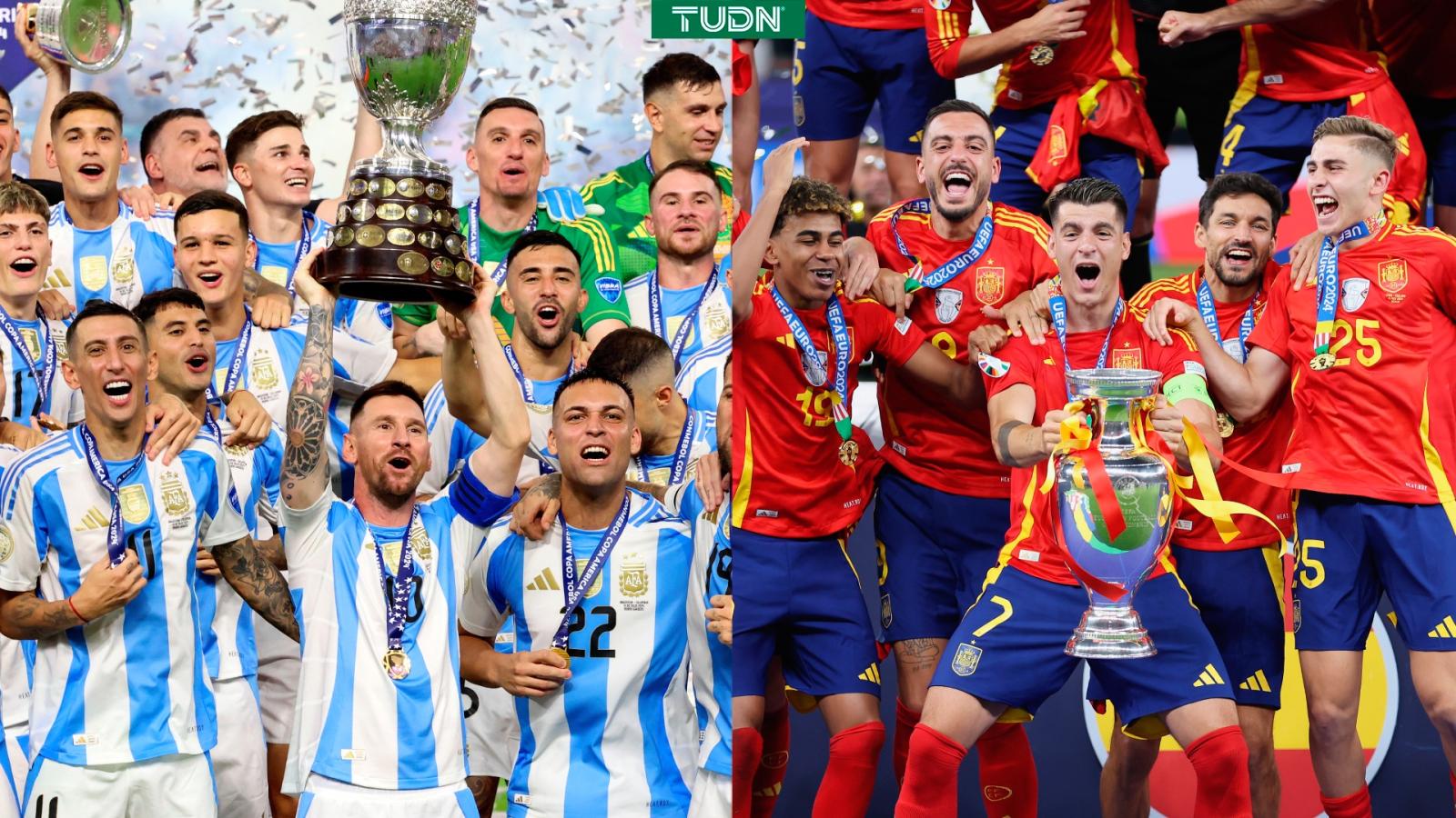 Imagen Argentina y España podrían verse las caras en marzo de 2026.