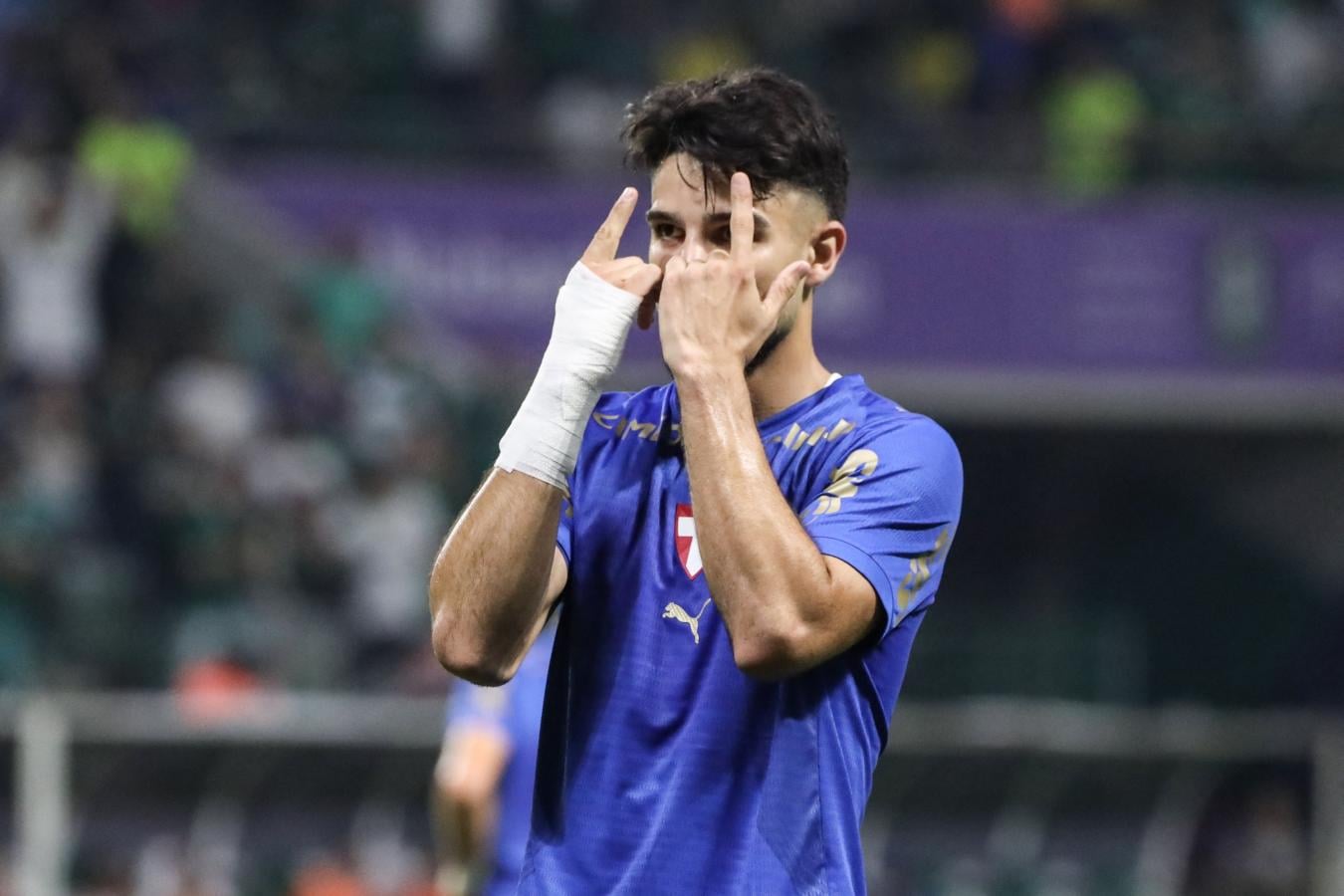 Imagen de A lo Palermo: El gol del Flaco López que le dio la victoria a Palmeiras