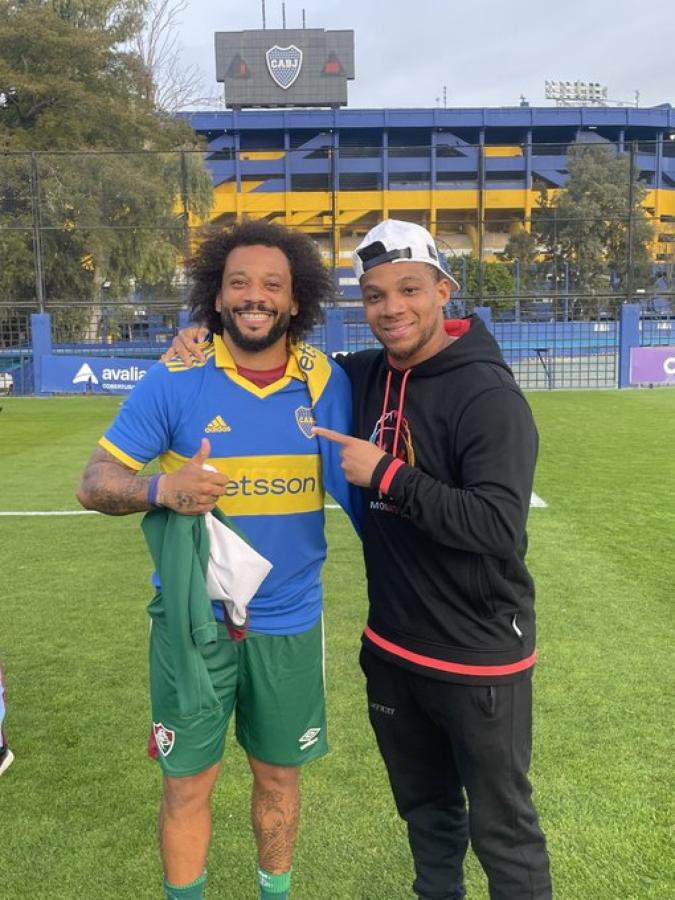 Imagen Marcelo y Frank Fabra, encuentro de laterales izquierdos en Casa Amarilla