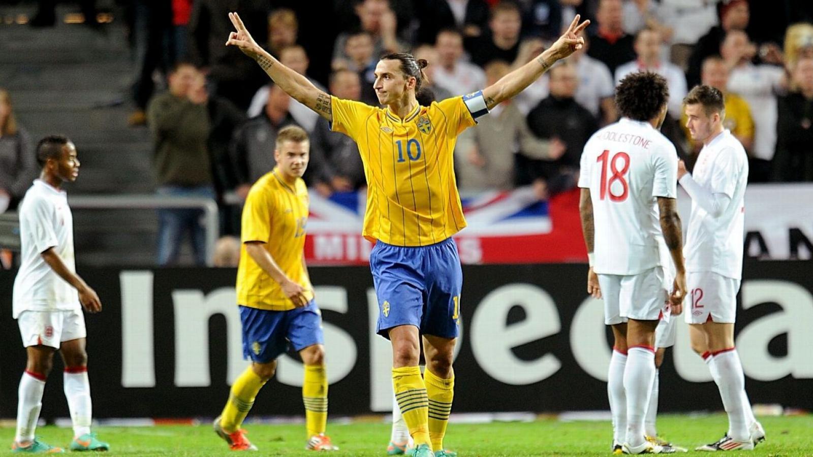 Imagen Ibrahimovic le marcó 4 goles a Inglaterra en un amistoso en 2012. 