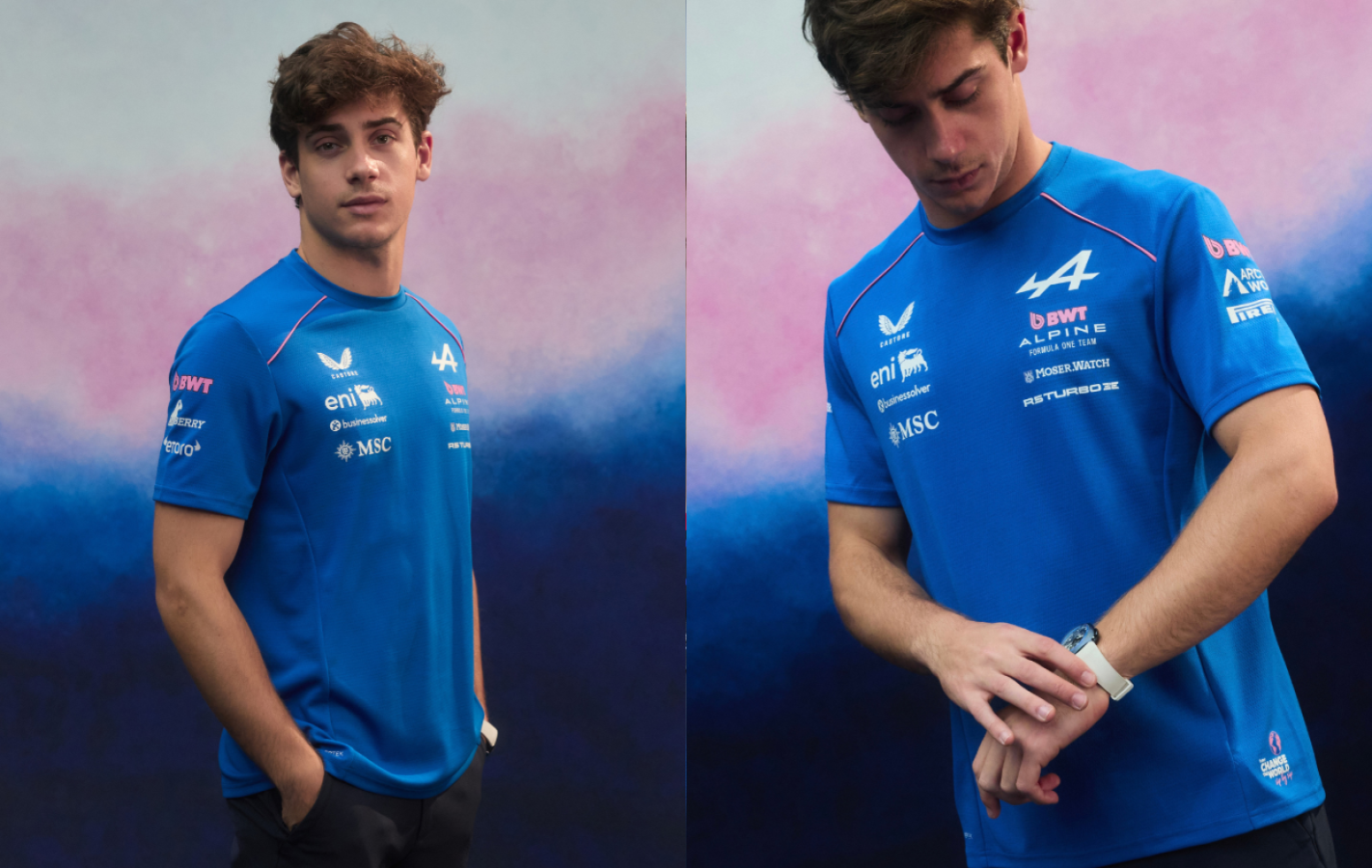 Imagen Las primeras fotos de Colapinto con la ropa nueva de Alpine