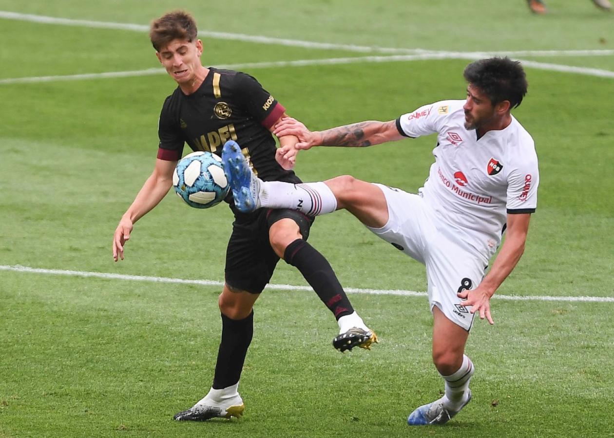 Imagen Pablo Pérez fue uno de los puntos altos de Newell's. Foto: Ramiro Gómez (TELAM)