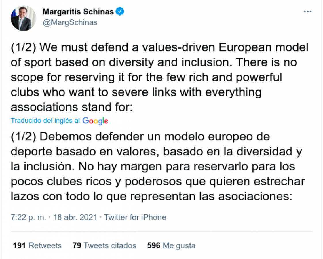 Imagen Declaración de Margaritis Schinás