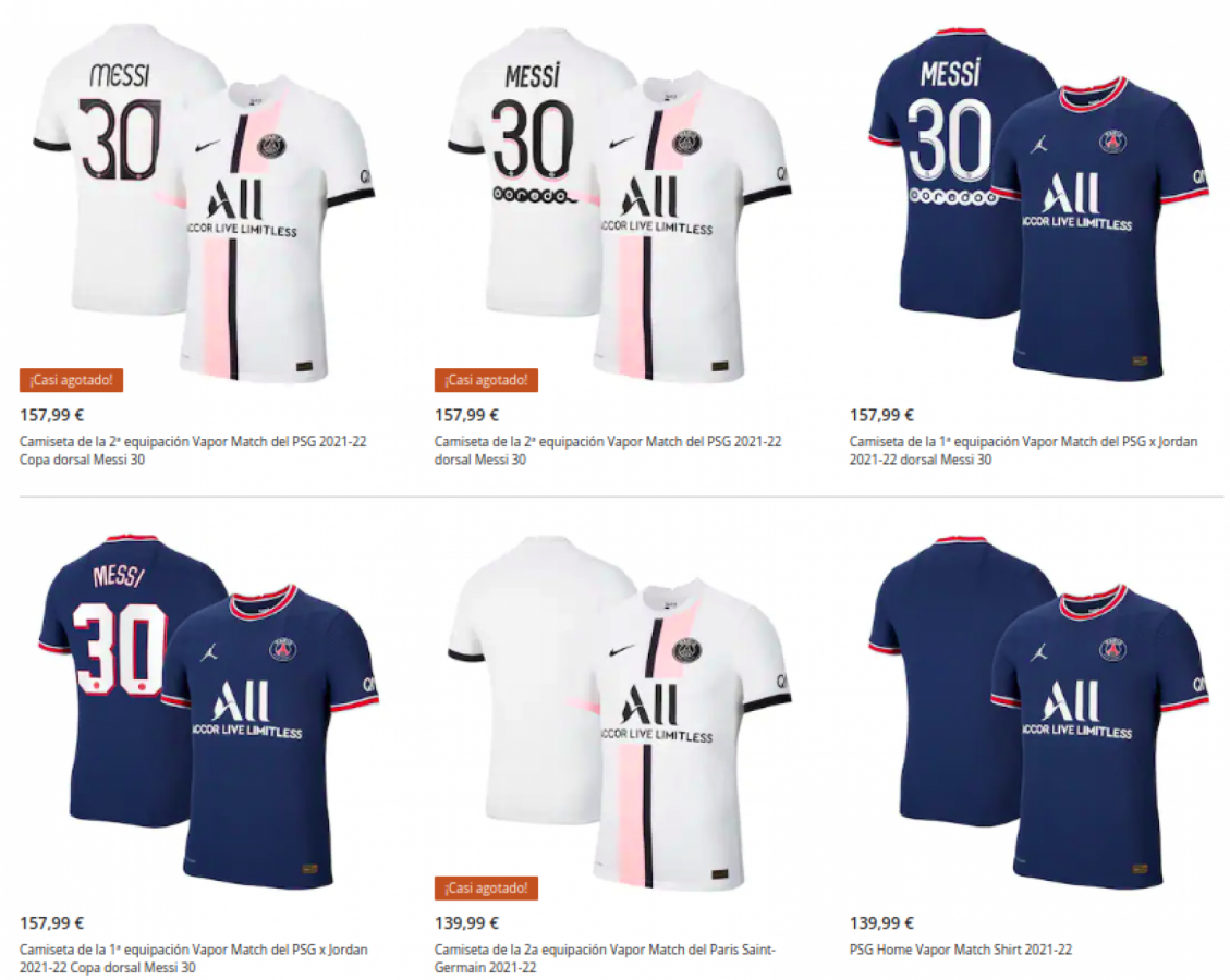 Remera del psg sale 2021