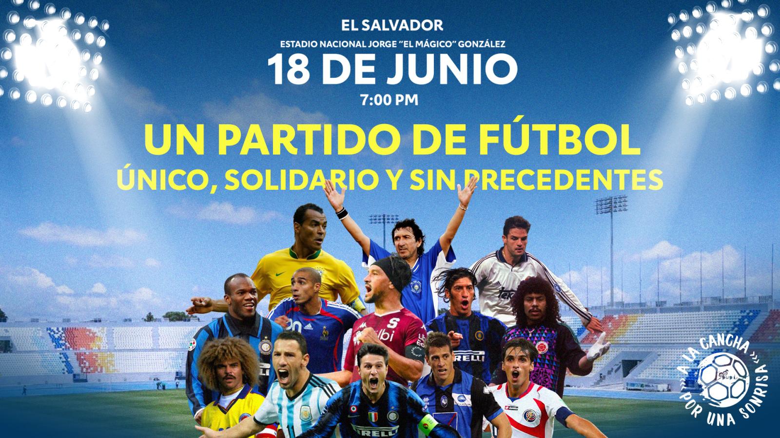 Imagen El partido de las leyendas, en El Salvador.