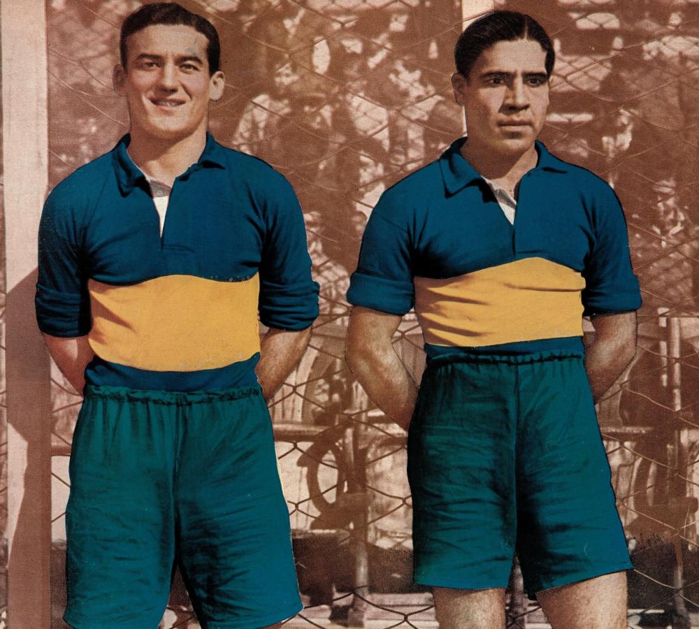 Imagen Moisés Alves do Río y Felipe Jorge Bibí, zagueros del Boca Juniors