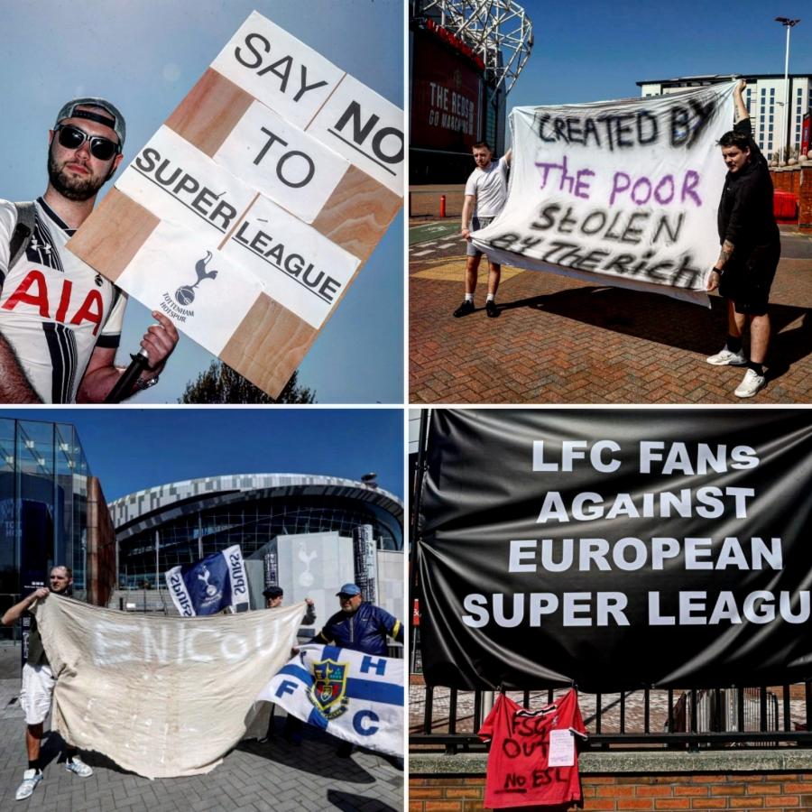 Imagen Inglaterra, en contra de la Superliga