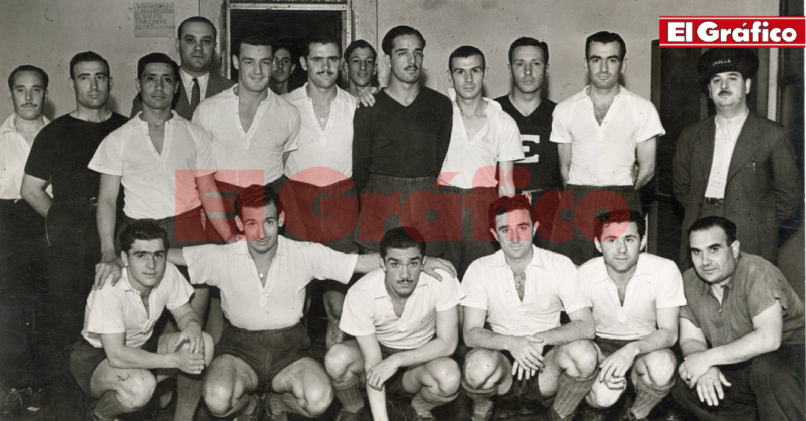 Imagen Platense, el día de la final de la Copa Adrián Escobar, en 1943