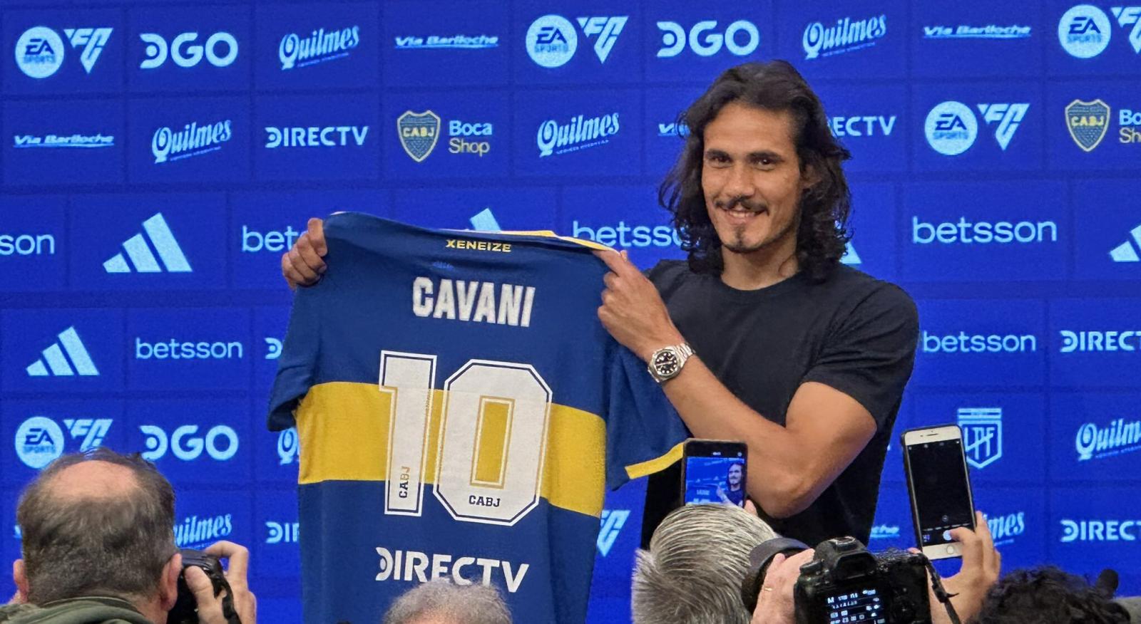 Imagen Boca quiere que Cavani extienda su contrato hasta diciembre de 2025.