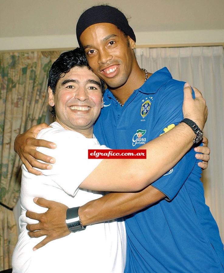 La felicidad y el cálido abrazo entre ambos cracks.