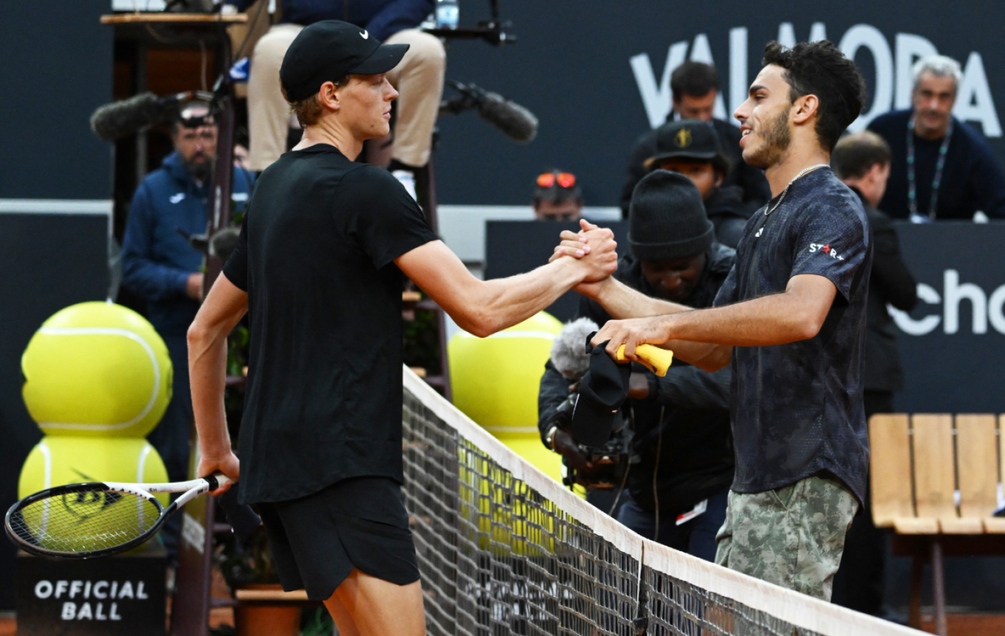 Imagen de Jannik Sinner vs. Francisco Cerúndolo, el plato fuerte de este martes en el Masters de Roma