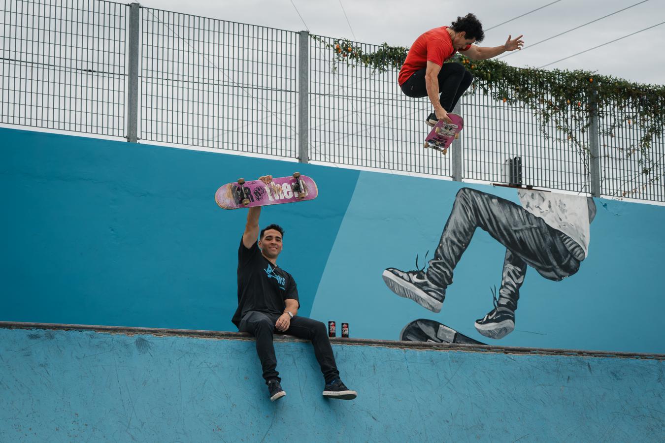 Imagen Los hermanos Angulo, skaters e impulsores de su deporte, ahora se focalizan en un evento urbano que va más allá.
