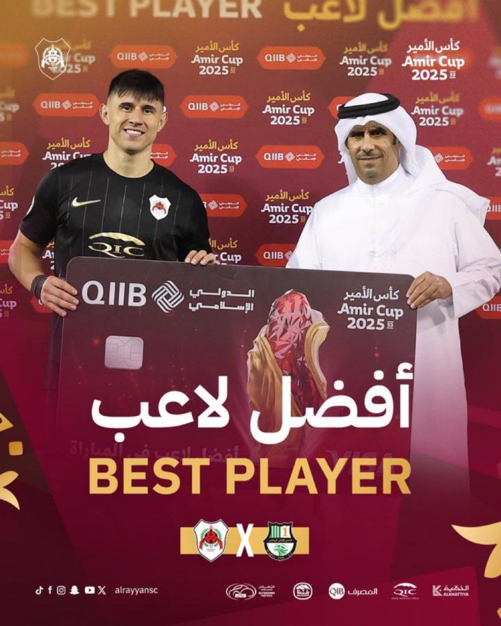 Imagen Destacado momento de Adam Bareiro en Qatar.