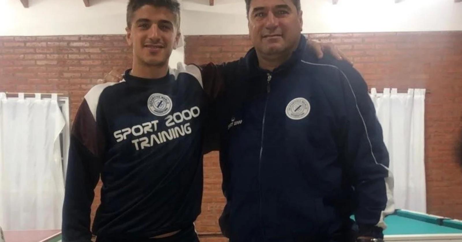 Imagen Marcelo Straccia con su otro hijo, Nicolás.
