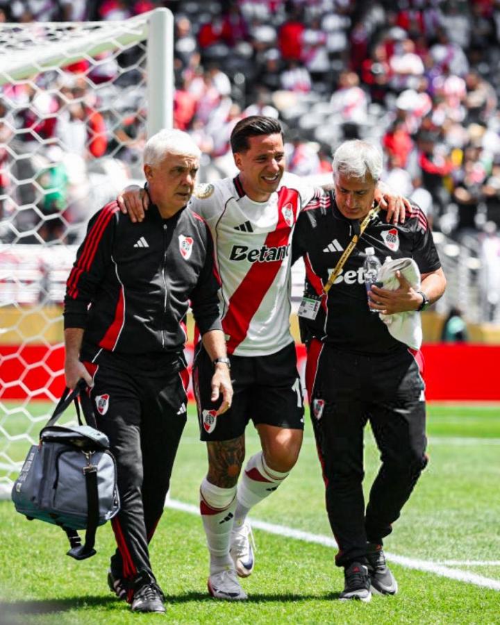 Imagen Driussi se lesionó en el debut del Mundial de Clubes tras marcar un tanto.