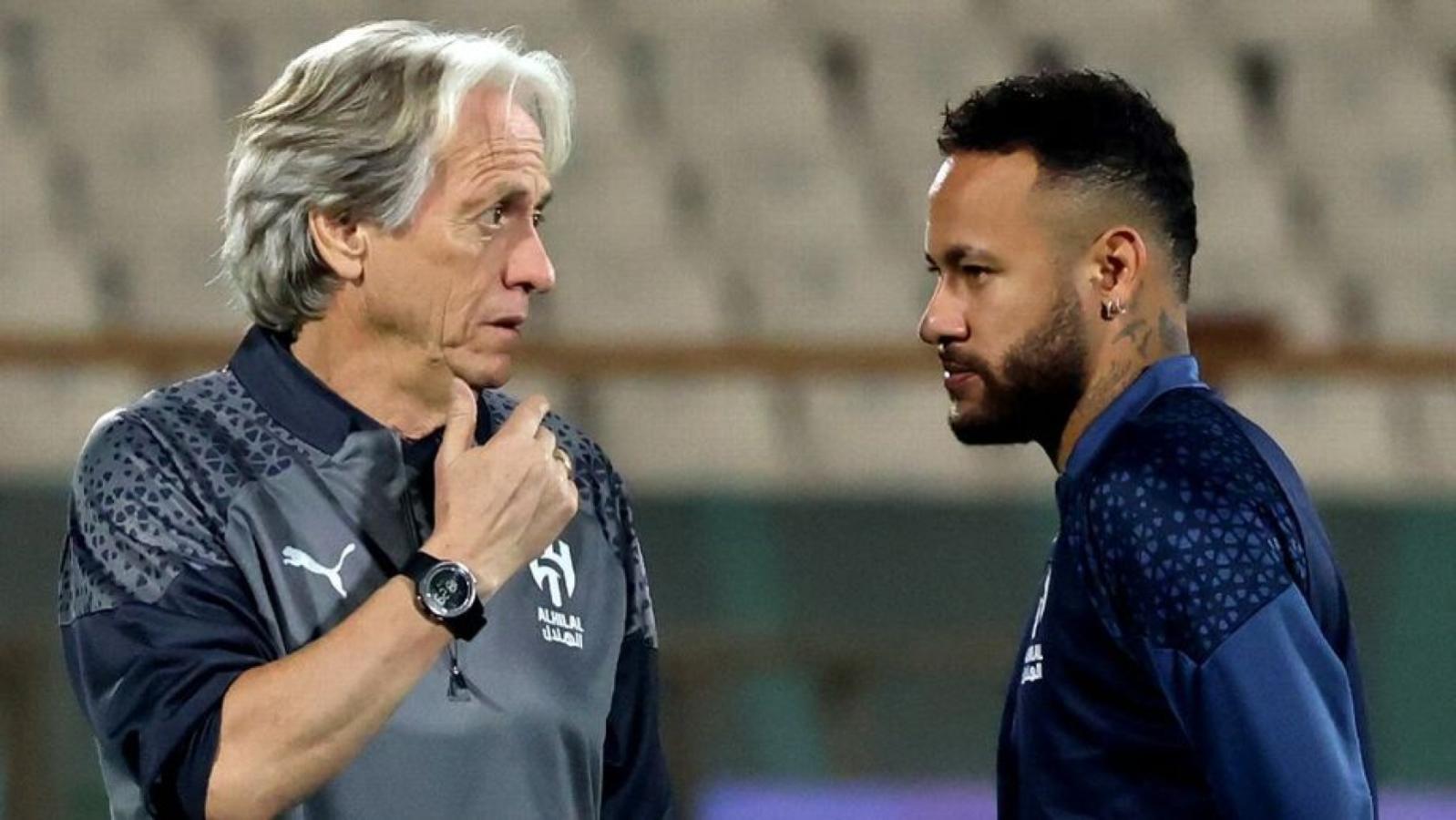 Imagen Neymar y Jorge Jesús coincidieron en Al Hilal y su relación fue muy conflictiva.