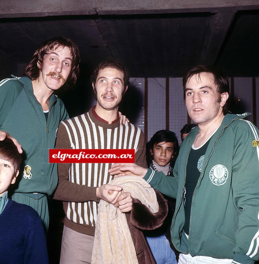 Con Finito Gehrmann y el Gallego González. Compañeros en Gimnasia, en Provincia y en la Selección Argentina. Amigos y maestros.