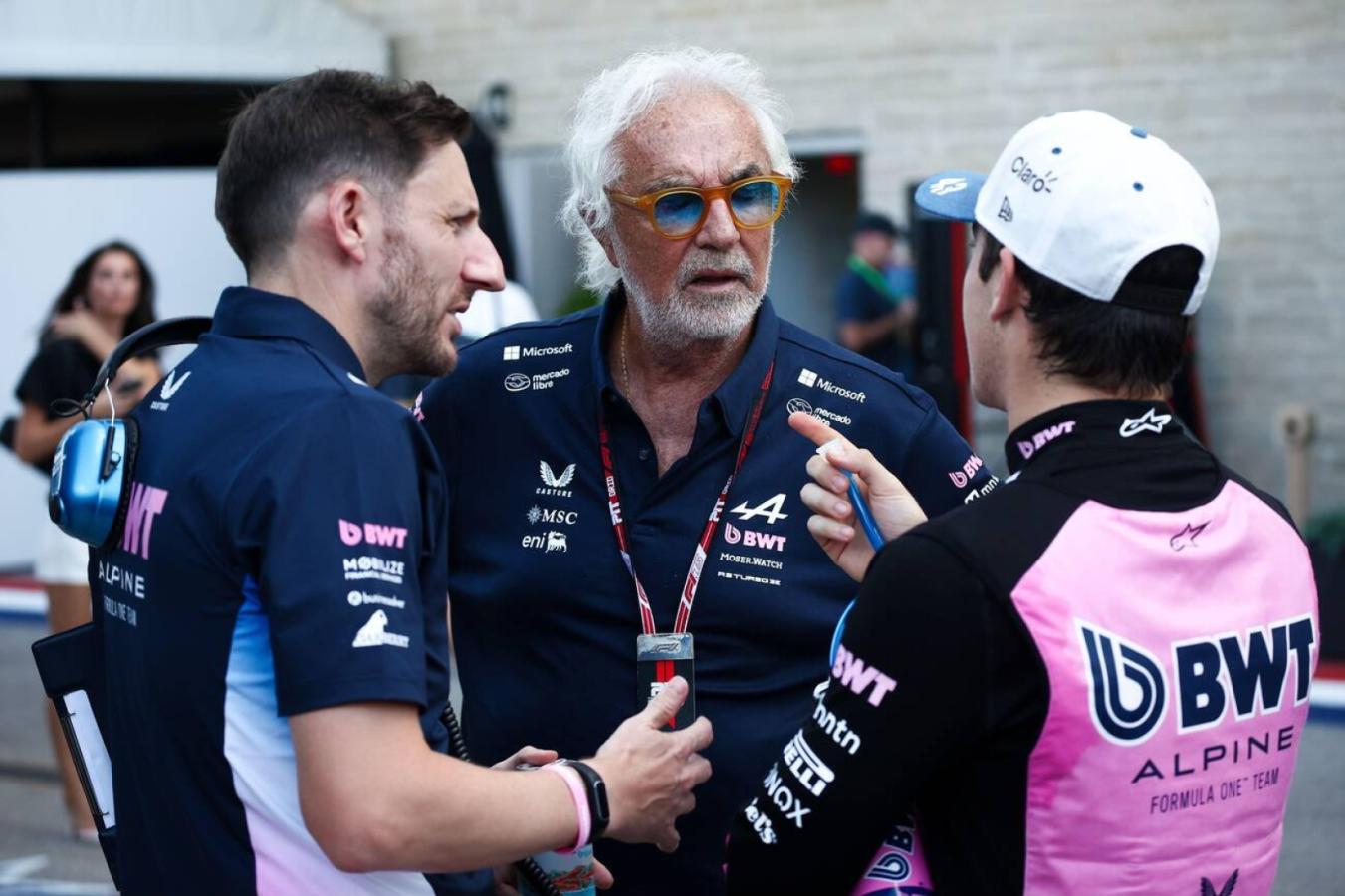 Imagen Briatore reconoció la mejora ostensible de Colapinto y que está a la par de Gasly.