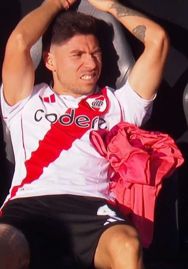Imagen Dura baja para River. Montiel sufrió un desgarro y se perderá, al menos, tres partidos.