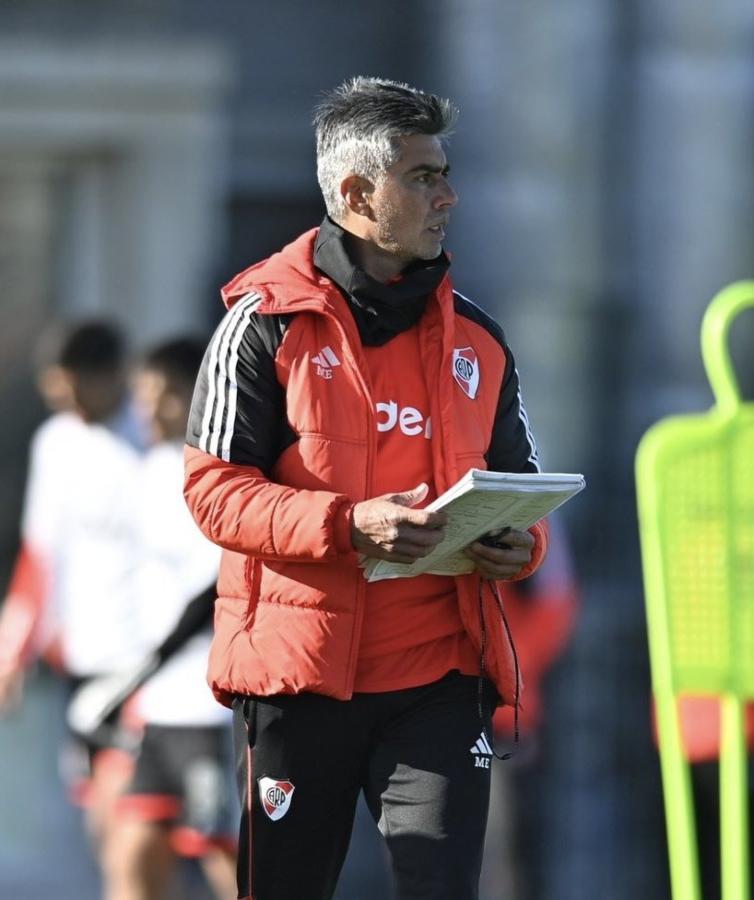 Imagen Marcelo Escudero se hará cargo del primer equipo de River provisoriamente.