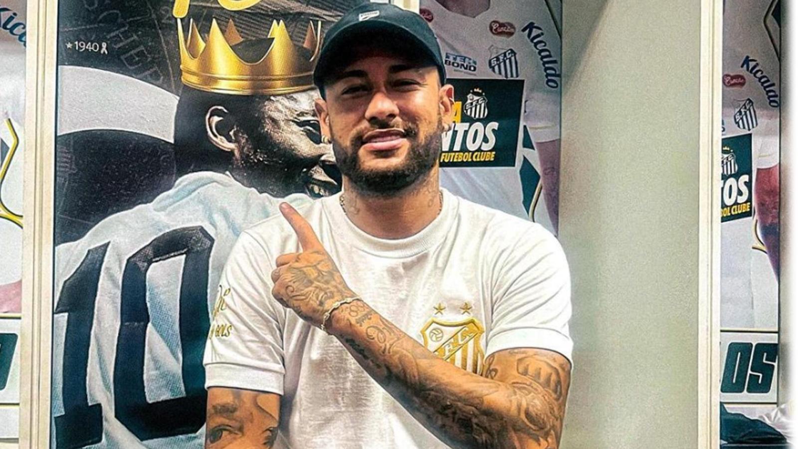 Imagen Ney será homenajeado en el estadio de Santos tras sellar su vínculo.