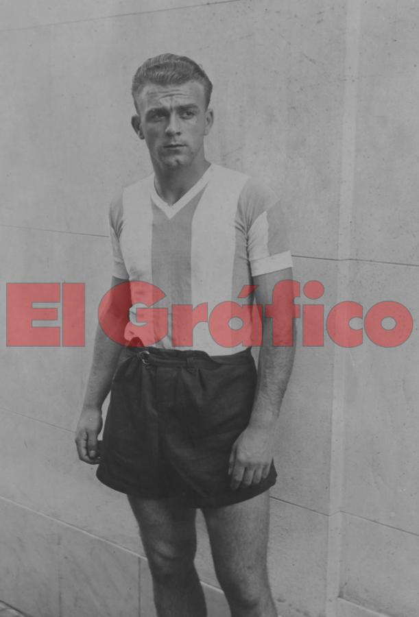 Otras épocas, Di Stefano con la camiseta de la seleccion argentina.