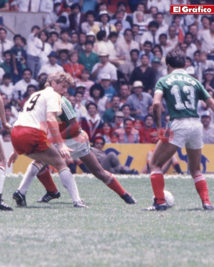 Imagen México vs Bélgica en 1986