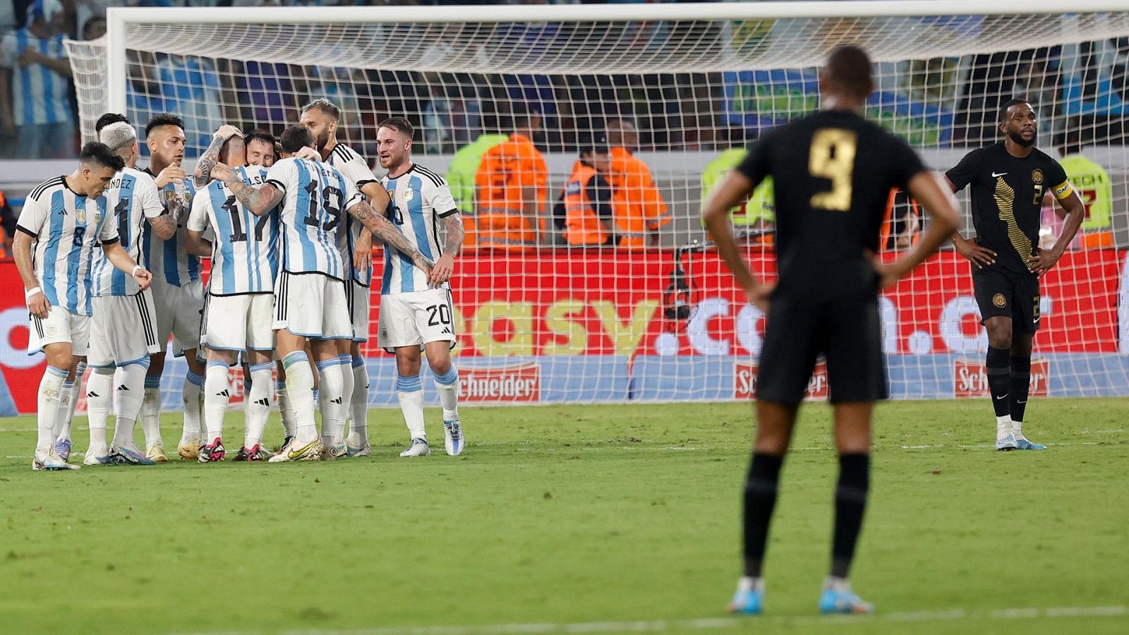 Imagen Curazao, otro de los débiles rivales que enfrentó Argentina en sus amistosos.