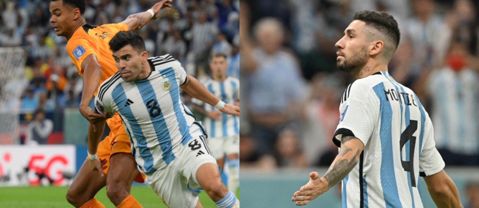 Imagen de Marcos Acuña y Gonzalo Montiel, las bajas de Argentina en semifinales