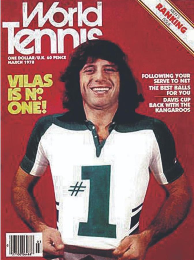 Imagen World Tennis, la revista que reconoció a Vilas como el mejor.