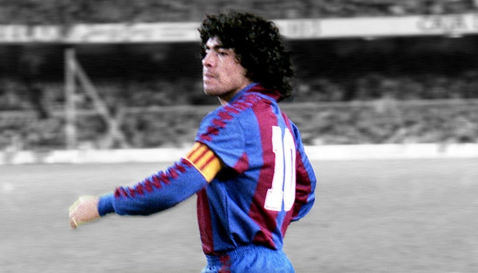 Diego Maradona y un primer gol inolvidable en Barcelona | El Gráfico