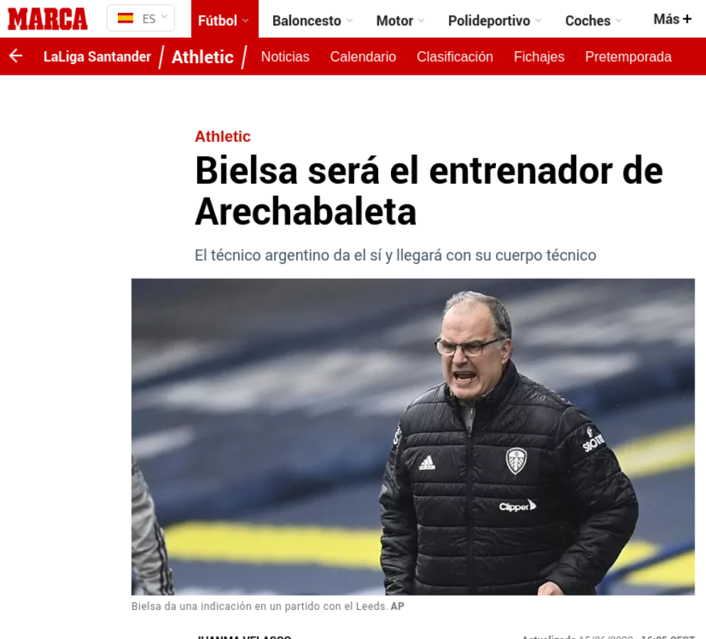 Imagen Marca y la posible vuelta de "El Loco".