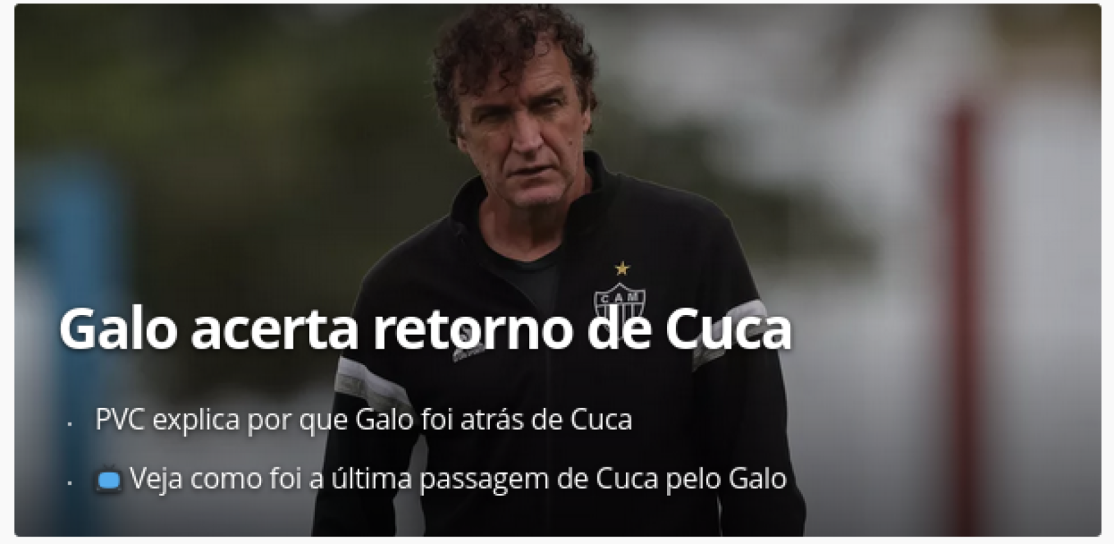 Imagen El retorno de Cuca a Mineiro.